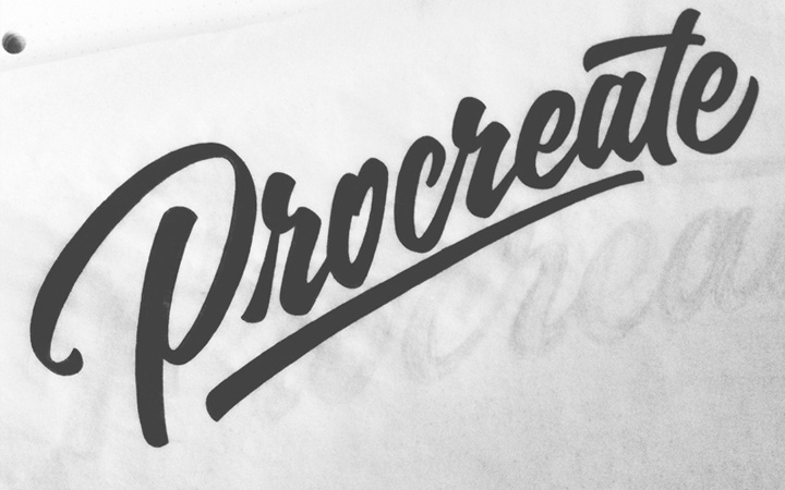 sketch lettering procreate design handwritten design